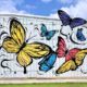 Mural Butterflies on Building Houston ©Balwick2020